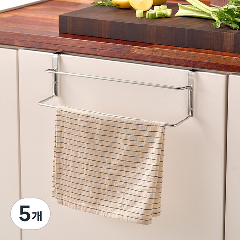 바겐슈타이거 키친 클로스랙 2단 행주걸이, 5개