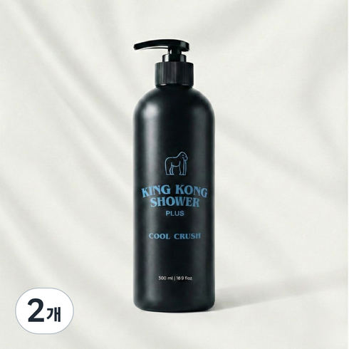 킹콩샤워 강아지 샴푸 쿨크러쉬, 2개, 500ml