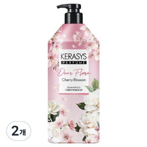 케라시스 디어플로라 샴푸 체리블라썸, 1.5L, 2개