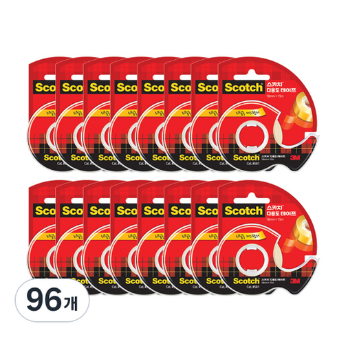 쓰리엠 다용도 테이프 디스펜서 581 18mm x 15m, 16개, 96개