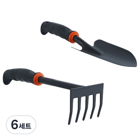 레디엘로 원예용 튼튼 모종삽 2종 세트 A, 6세트