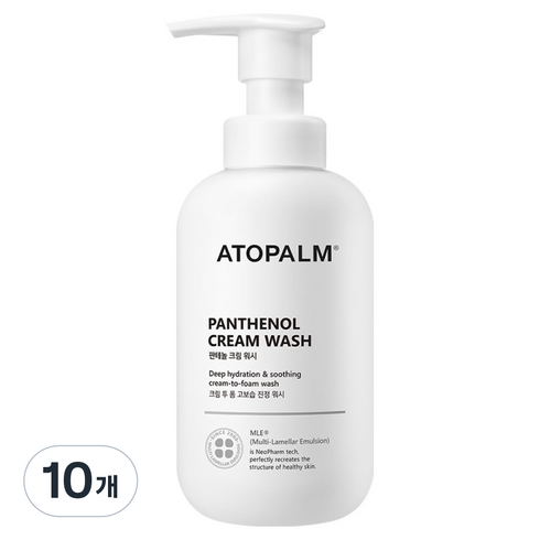 아토팜 판테놀 크림 바디워시, 300ml, 10개