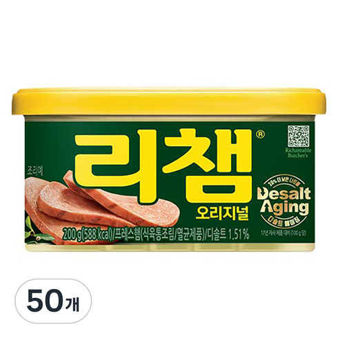리챔 오리지널, 200g, 50개
