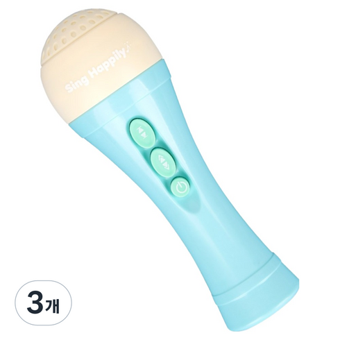 캐스비 플레이 에코톡 마이크 170g, 혼합색상, 3개