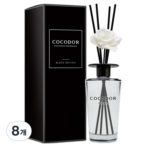 코코도르 블랙에디션 디퓨저, 양재동꽃시장, 500ml, 8개