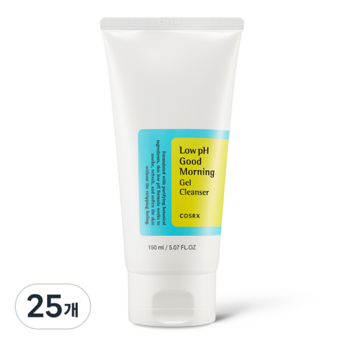 코스알엑스 약산성 굿모닝 클렌징 젤, 150ml, 25개