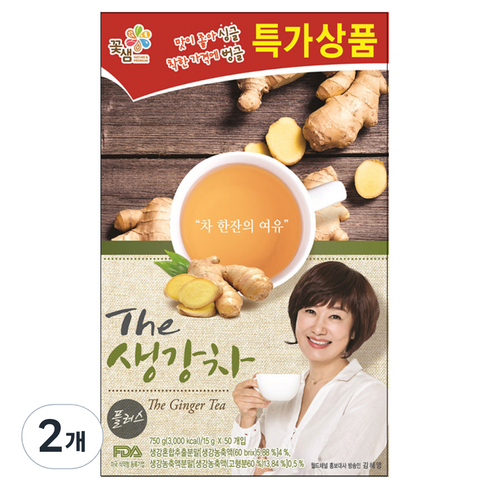 꽃샘 더 생강차 플러스, 15g, 50개입, 2개