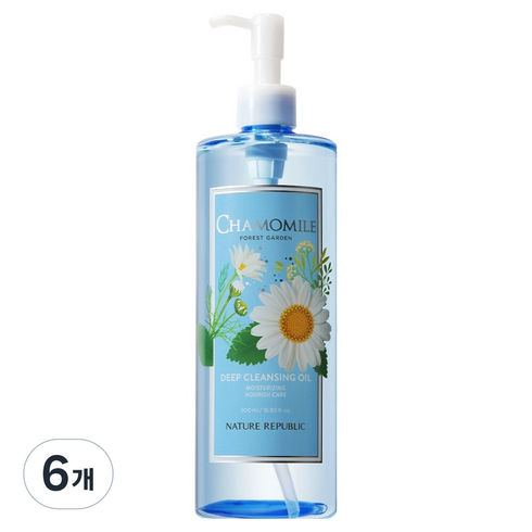 네이처리퍼블릭 포레스트 가든 캐모마일 클렌징 오일, 500ml, 6개