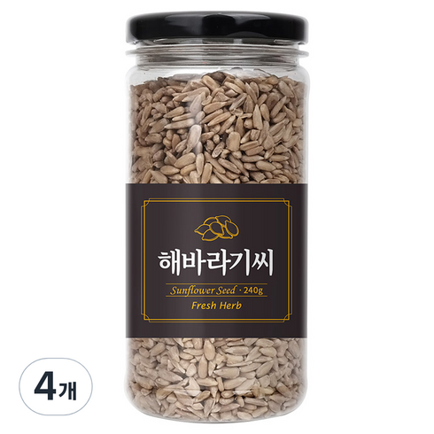 신선약초 해바라기씨, 240g, 4개