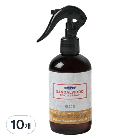 나그참파코리아 룸스프레이, 250ml, 10개, 샌달우드