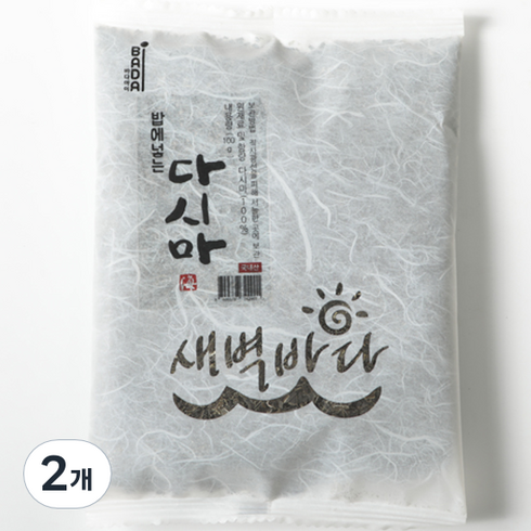 새벽바다 간편식 영양 밥 다시마, 100g, 2개