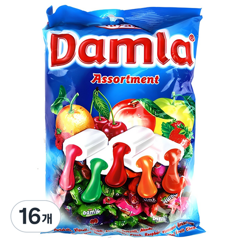 담라 어소티드 소프트캔디, 1kg, 16개