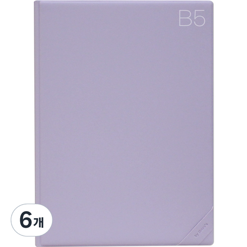 데얼스 도큐먼트 파일홀더 B5, 라벤더, 6개