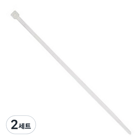 케이블 타이, 2세트, 백색