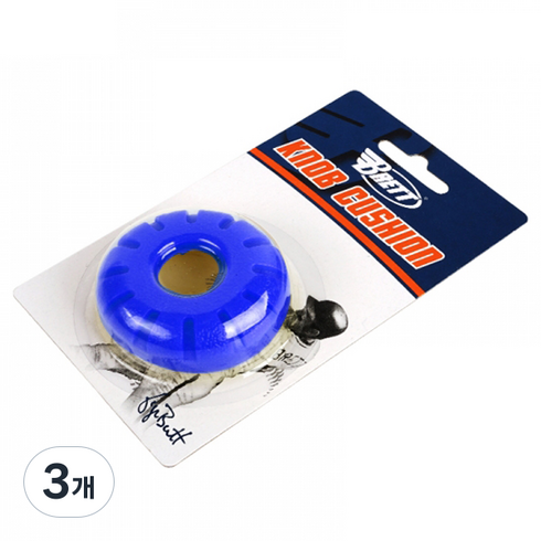 브렛 배트 파워캡 KC-01, 블루, 3개