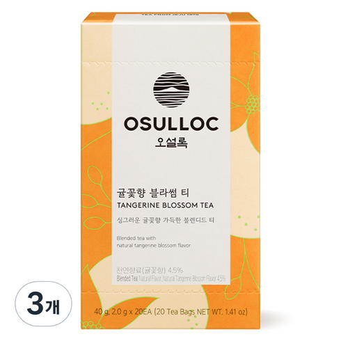 오설록 귤꽃향 블라썸 티, 2g, 20개입, 3개