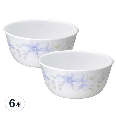 코렐 보라꽃 면기, 혼합색상, 6개