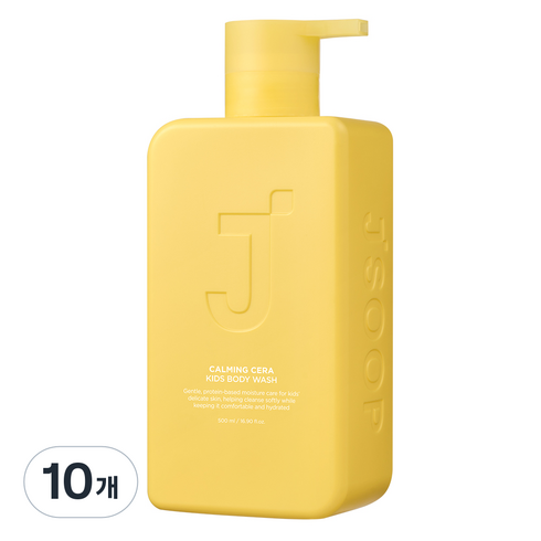 제이숲 카밍세라 키즈 바디워시 청사과향, 10개, 500ml