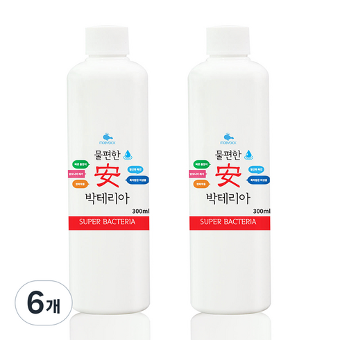 모비딕 물편한 박테리아, 300ml, 6개