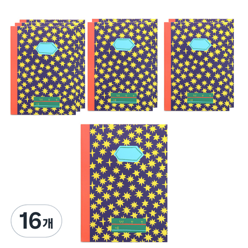 헬로우모리스 초등 1-2 10칸 노트 19 x 26 cm, 별별, 16개