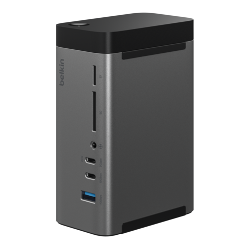 벨킨 connect USB-C 11-in-1 프로 GaN 독 150W INC020qc, 실버그레이, 1개