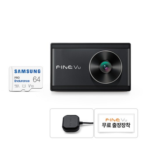 파인뷰 파인디지털 블루투스 와이파이 전후방 QHD/FHD 2채널 블랙박스 X3500 POWER, 64GB, 출장장착쿠폰 + GPS 안테나 + 동글미포함