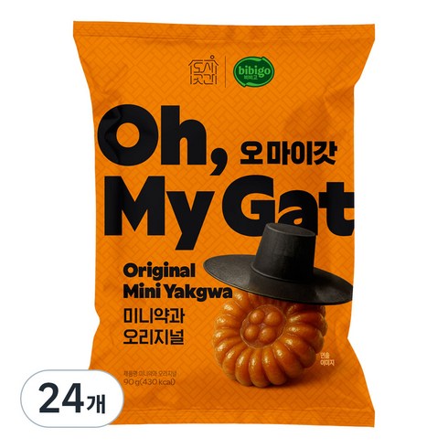 도시곳간 오마이갓 미니약과 오리지널, 24개, 90g