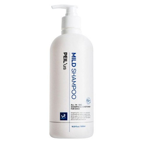 딩동펫 페일어스 저자극 마일드 애견샴푸 화이트머스크향, 500ml, 1개입, 1개