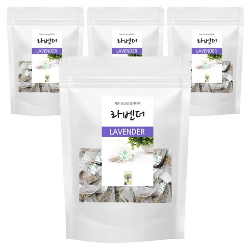 숲으로허브 라벤더 삼각티백, 100개입, 4개, 1g