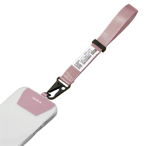 지가드 도난방지 강화 휴대폰 스트랩, 블러쉬 로즈, 1개