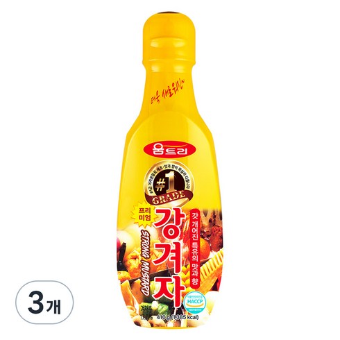 움트리 프리미엄 강겨자, 410g, 3개