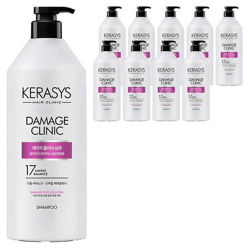 케라시스 데미지 클리닉 단백질 샴푸, 980ml, 10개
