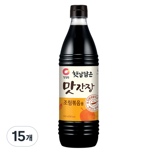 햇살담은 맛간장 조림볶음용, 840ml, 15개