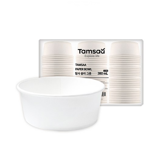 탐사 종이그릇 380ml, 1개, 150개입
