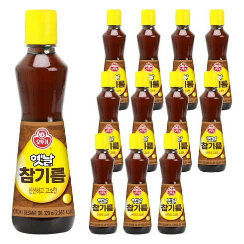 오뚜기옛날 참기름, 320ml, 12개