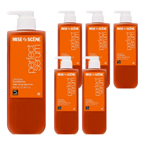 미쟝센 퍼펙트 오리지널 세럼 컨디셔너 플로럴향, 680ml, 6개