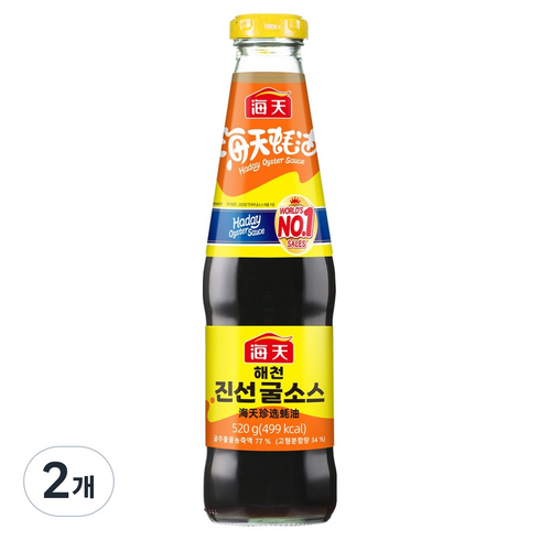 해천 진선 굴소스, 520g, 2개