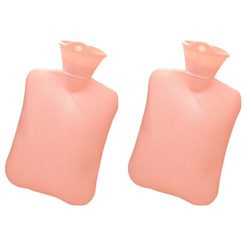 퀵살림 핸드워머 따뜻한 보온 물주머니 03 핑크 500ml, 2개