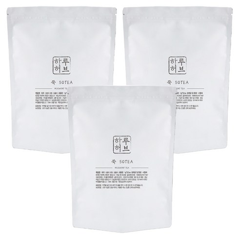 하루허브 쑥차 대용량, 1g, 50개입, 3개