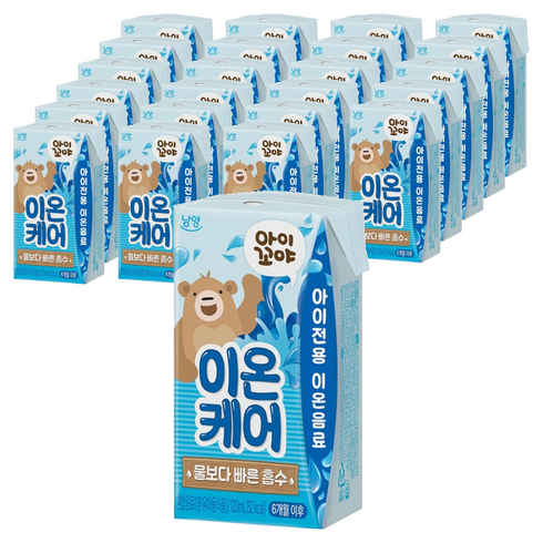 남양 아이꼬야 베이비음료 이온케어, 120ml, 24개