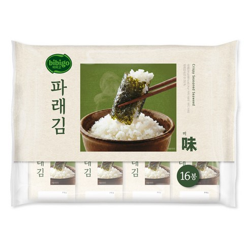 비비고 파래김 도시락김, 4g, 32개