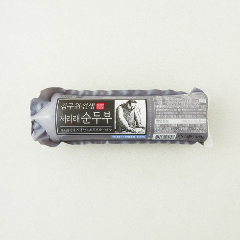 김구원선생 서리태 순두부, 400g, 1개
