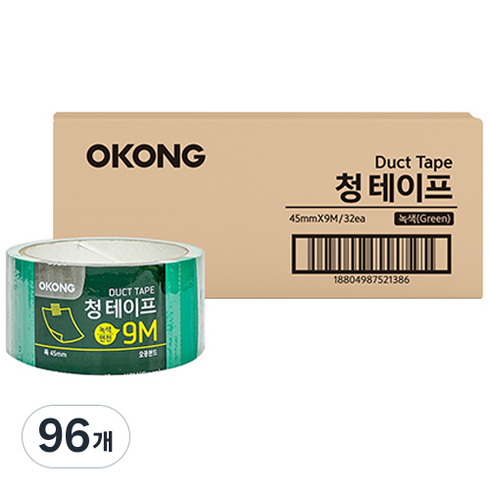 오공 청테이프 45mm x 9m, 96개