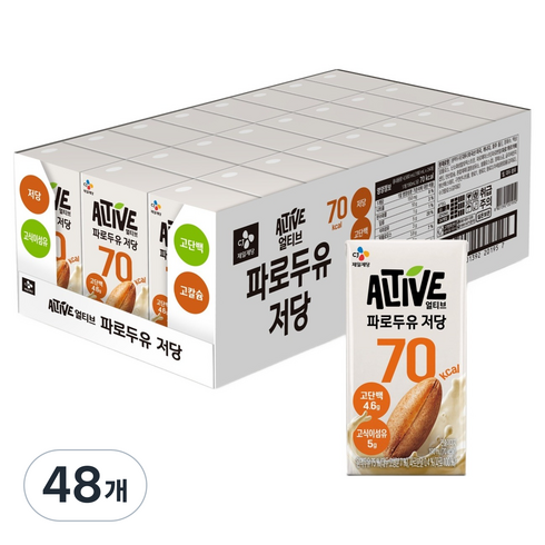 얼티브 고단백 저당 파로두유, 48개, 190ml
