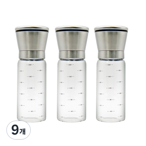 티도요 스텐 304 후추 그라인더, 200ml, 9개