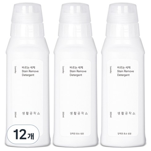 생활공작소 바르는 세제, 220ml, 12개