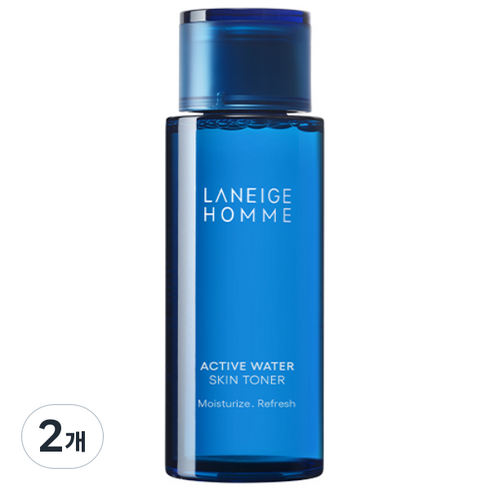 라네즈 옴므액티브 워터스킨, 2개, 180ml