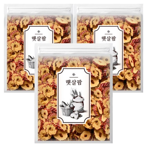 햇살팜 대추슬라이스칩, 300g, 3개