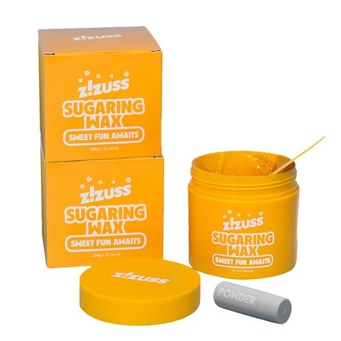 지저쓰 셀프 슈가링 왁스 키트 전신용, 350g, 2개