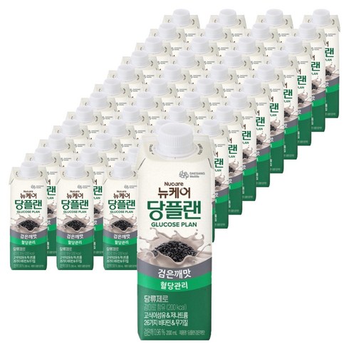 뉴케어당플랜 영양식 검은깨맛, 200ml, 48개